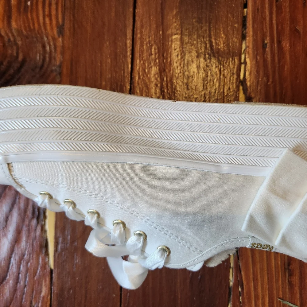 Keds Sneakers - White Bow Back Satin Laces - Picture 3 of 3